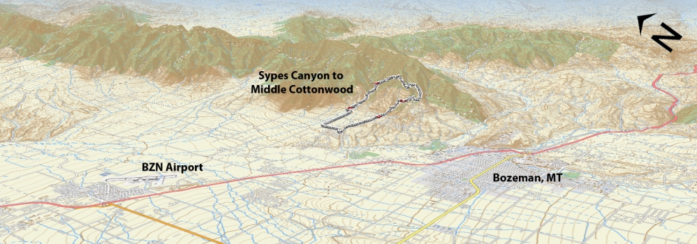 Sypes Canyon to Middle Cottonwood Loop_Wide